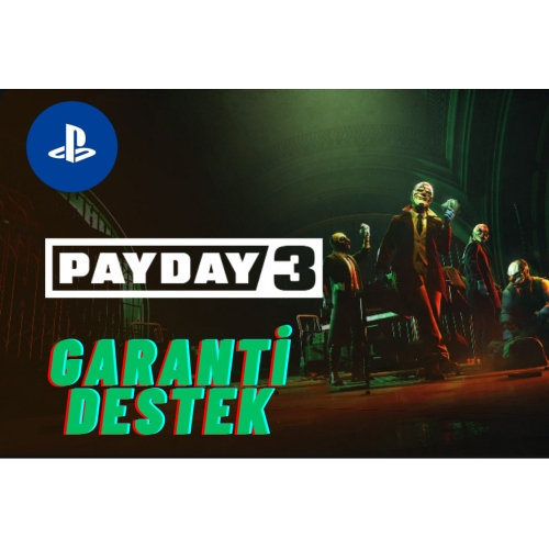  PAYDAY 3 PS5 - SÜRESİZ GARANTİ